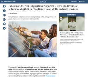 31 MARZO 2025: Articolo Corriere della Sera 