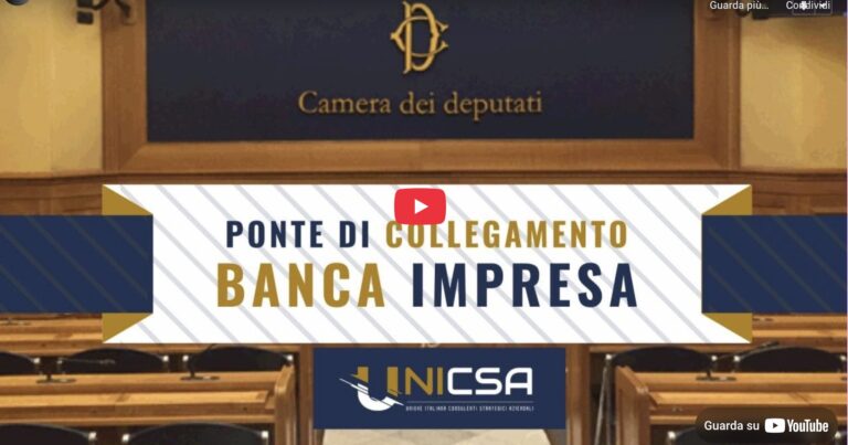 13 Febbraio 2025- Camera dei Deputati: Convegno Ponte Banca-Impresa.